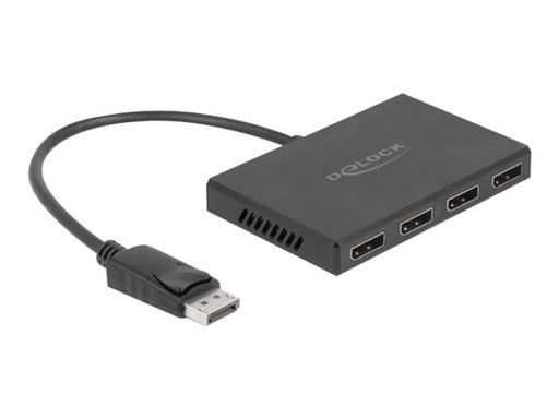 [87794] Delock Video-/Audio-Splitter - 4 x DisplayPort