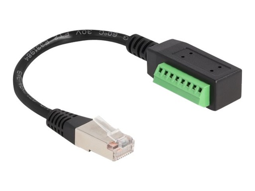 [66052] Delock Netzwerkkabel - RJ-45 (M) zu 8-polige