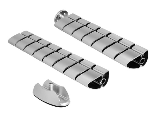 [20796] Delock Kabelkanal - für Tisch - 74 cm - Silber