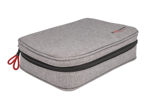 [18412] Delock Organizertasche - Polyester - Grau