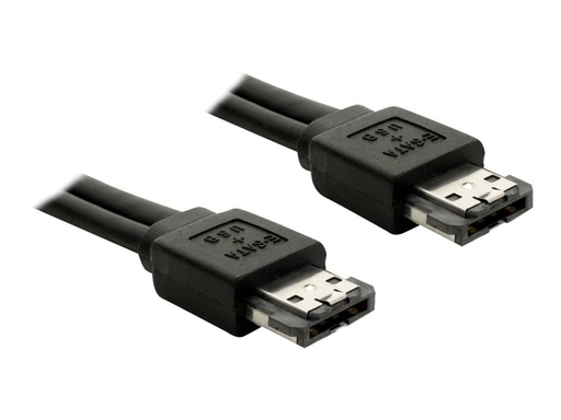 [84386] Delock Power Over eSATA cable - Power Over eSATA-Kabel - Serial ATA 150/300 - eSATAp (M)