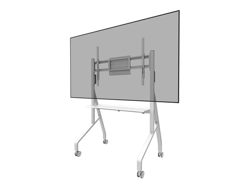 [FL50-525WH1] Neomounts Move Go Mobile Floor Stand fast install height adjustable