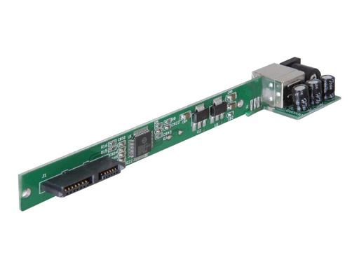 [61705] Delock Adapter Slim SATA 7+6 pin female > USB-B female