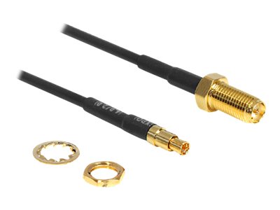 [88483] Delock Antennenadapter - TS-9 männlich zu RP-SMA