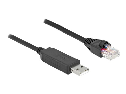 [64160] Delock Serieller Adapter - USB (M) zu RJ-45 (M)