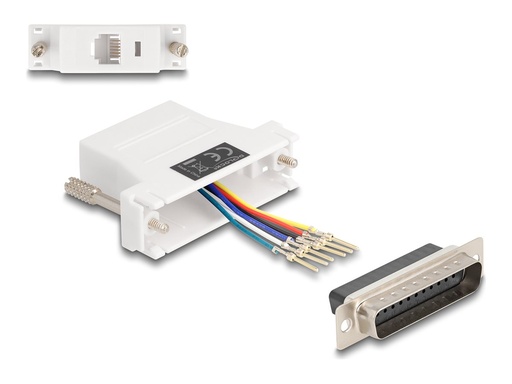 [67093] Delock Assembly Kit - Serieller Adapter - DB-25 (M)