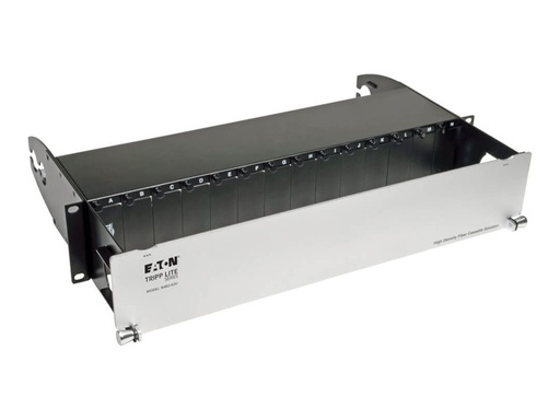 [N482-02U] Eaton Tripp Lite Series High Density Rackmount Fiber Enclosure Panel 14 Cassette 2URM - Netzwerkgerätegehäuse - 2U - 48.3 cm (19")