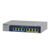 [MS108UP-100EUS] Netgear MS108UP - Unmanaged - 2.5G Ethernet (100/1000/2500) - Vollduplex - Power over Ethernet (PoE) - Wandmontage