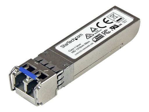 [SFPP10GELRST] StarTech.com SFPP10GELRST Transceiver Modul (SFP+ Module, 10GBase-LR Juniper kompatibel, Glasfaser, 1310nm, LC Single Mode mit DDM)