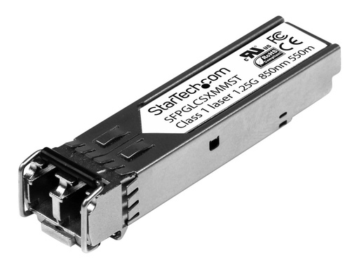 [SFPGLCSXMMST] StarTech.com Cisco kompatibel Gigabit SFP Transceiver Modul MM LC - Mini-GBIC bis 550m - Glasfaser Transceiver 850nm 1000Base-SX - SFP (Mini-GBIC)-