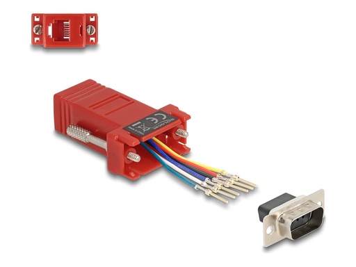 [67074] Delock Assembly Kit - Serieller Adapter - DB-9 (M)