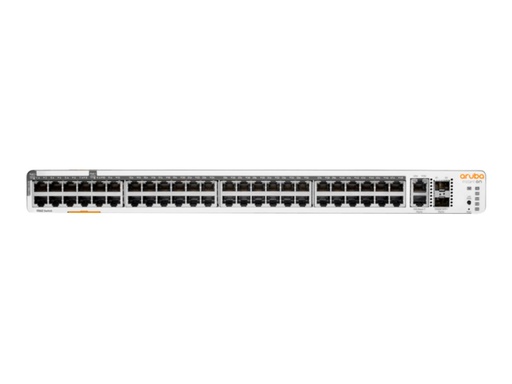 [JL809A#B2C] HPE Networking Instant On 1960 48G 40p Class4 8p Class6 PoE 2XGT 2SFP+ 600W Switch - Switch - managed - 48 x 10/100/1000 + 2 x 10 Gigabit SFP+ + 2 x 100/1000/10GBase-T - an Rack montierbar - PoE (600 W)