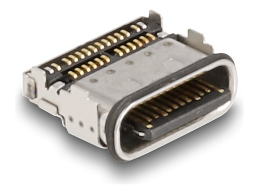 [66944] Delock Strom-/Datenanschluss - USB-C (W) gelötet - 100 V - 5 A - wasserdicht (Packung mit 10)