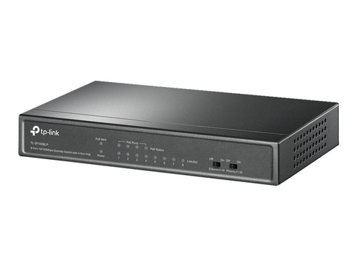 [TL-SF1008LP] TP-LINK TL-SF1008LP - V1 - Switch - unmanaged - 8 x 10/100 (4 PoE)