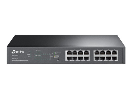 [TL-SG1016PE] TP-LINK TL-SG1016PE - Switch - Smart - 8 x 10/100/1000 (PoE+)