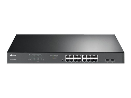 [TL-SG1218MPE] TP-LINK JetStream TL-SG1218MPE V5 - Switch - Smart - 16 x 10/100/1000 (PoE+)