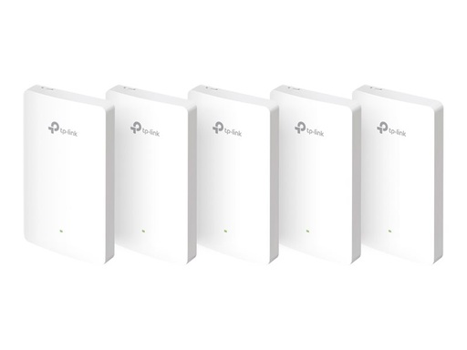 [EAP615-WALL(5-PACK)] TP-LINK Omada EAP615-Wall V1 - Accesspoint - 4 Anschlüsse - 1GbE - Wi-Fi 6 - Cloud-verwaltet - zur Wandmontage geeignet (Packung mit 5)