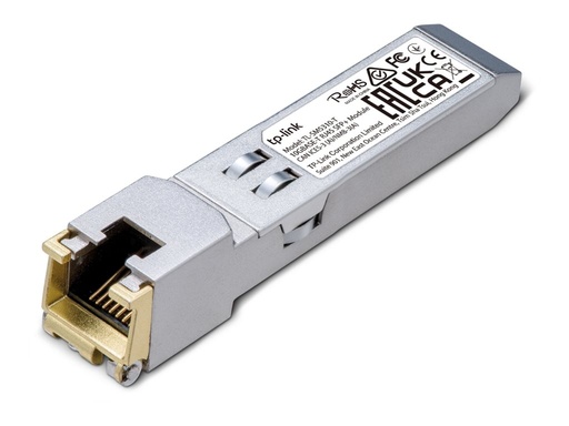 [TL-SM5310-T] TP-LINK 10G BASE-T RJ45 SFP+ Modul - Kupfer - 10300 Mbit/s - RJ-45 - 100 m - 10 Gigabit Ethernet - IEEE 802.3 - IEEE 802.3ab - IEEE 802.3an - IEEE 802.3bz