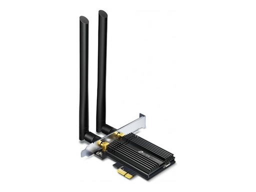 [ARCHER TX50E] TP-LINK Archer TX50E - Kabellos - PCI Express - WLAN / Bluetooth - Wi-Fi 6 (802.11ax) - 2402 Mbit/s - Schwarz - Metallisch