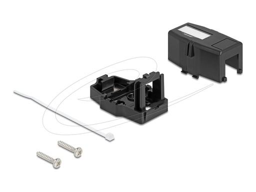 [85840] Delock Gehäuse mit modularen Einsätzen - Keystone-Oberfläche montierte Box