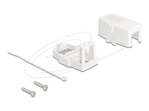 [85841] Delock Gehäuse mit modularen Einsätzen - Keystone-Oberfläche montierte Box