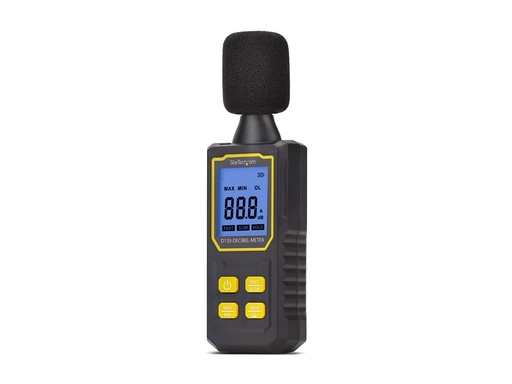 [D130-DECIBEL-METER] StarTech.com Handheld Digital Sound Meter, Noise/Decibel Level Reader