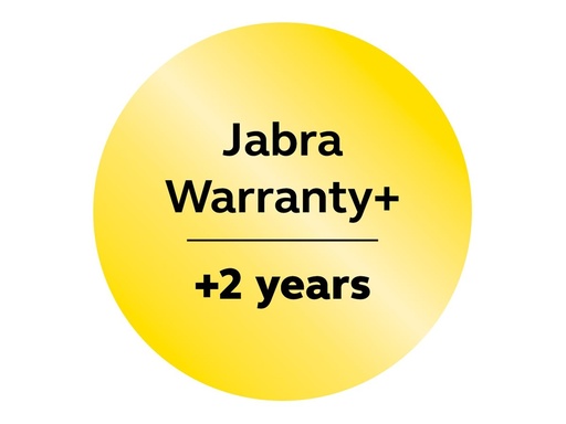 [820X-39892] Jabra Warranty+ - Serviceerweiterung - erweiterte Garantie - 2 Jahre (ab ursprünglichem Kaufdatum des Geräts)