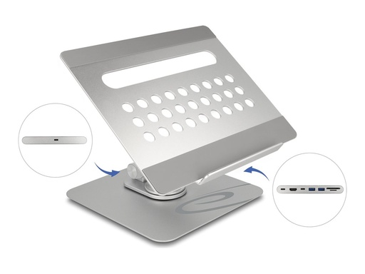 [18457] Delock Dockingstation + Notebook-/Tablet-Ständer