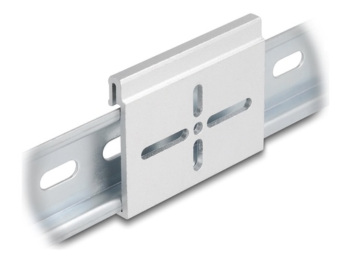 [67142] Delock Befestigungsclip - Aluminium, 60 x 47,8 mm