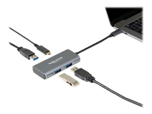 [63261] Delock Hub - 3 x USB 3.2 Gen 2 + 1 x USB-C