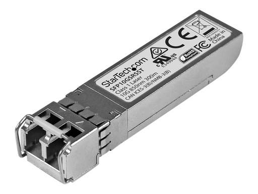 [SFP10GSRSST] StarTech.com Startech Cisco SFP-10G-SR-S kompatibel SFP+ - 10 Gigabit Fiber 10GBase-SR SFP+ Transceiver Modul - MM LC mit DDM - 300m - SFP+-Transceiver-Modul (gleichwertig mit: Cisco SFP-10G-SR-S)