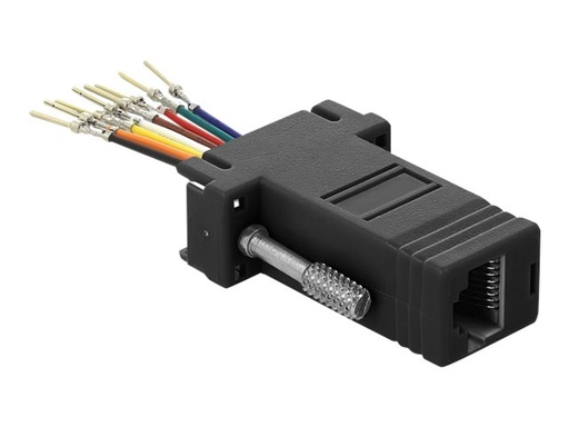 [66166] Delock Adapter Sub-D 9 pin male to RJ45 female Assembly Kit - Serieller Adapter - DB-9 (M)