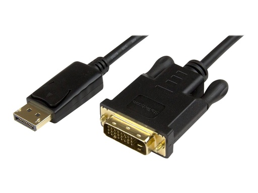 [DP2DVI2MM3] StarTech.com 91 cm DisplayPort auf DVI Kabel - Stecker/Stecker - DP zu DVI Adapter/ Koverter - 1920x1200 / 1080p - Schwarz - Videokabel - DisplayPort (M)