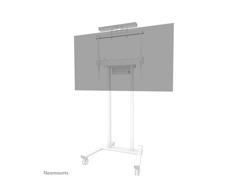 [AV2-500WH] Neomounts Befestigungskit (Montageklammer) - für Video-Leiste - Universal - Stahl - weiß - Bildschirmgröße: 109.2-279.4 cm (43"-110")