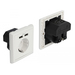 [11471] Delock 11471 - CEE 7/3 + USB - CEE 7/4 - Weiß - Kunststoff - 250 V - 0,2 A