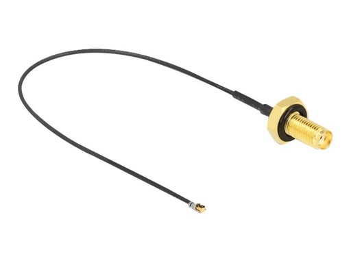 [12663] Delock Antennenkabel - SMA (W) Bulkhead zu MHF 4L LK (M)