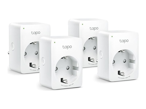 [TAPO P110(4-PACK)] TP-LINK Tapo P110 V1.6 - Smart-Stecker - Energieüberwachung - kabellos - 802.11b/g/n - 2.4 Ghz (Packung mit 4)