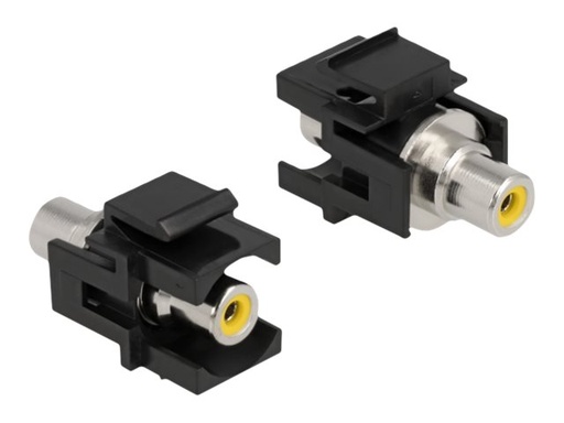 [86740] Delock Keystone Module RCA female > RCA female - Modularer Einschub (Kopplung)