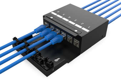 [DN-93708-6] DIGITUS Konsolidierungspunkt-Box, 6 Ports Keystone-Module mit intelligentem Kabelmanager