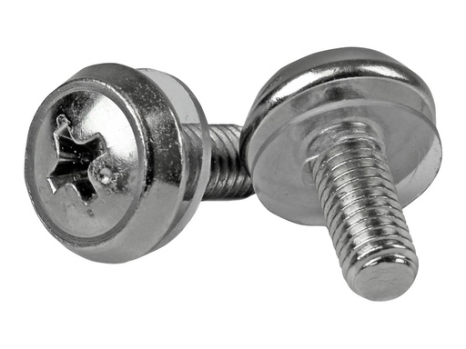 [CABSCREWS] StarTech.com 50er Packung M5-Montageschrauben für Rack Server Gehäuse - Schrauben-Kit (Packung mit 50)