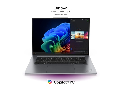 [21Q6001RGE] Lenovo ThinkPad X9-15 Gen 1 21Q6 - Aura Edition - 180°-Scharnierdesign - Intel Core Ultra 5 228V / 2.1 GHz - Evo - Win 11 Pro - Arc Graphics 130V - 32 GB RAM - 512 GB SSD TCG Opal Encryption 2, NVMe - 38.9 cm (15.3")