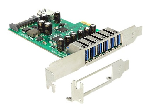 [89377] Delock PCI Express Card > 6 x extern + 1 x intern