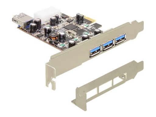 [89281] Delock PCI Express Card > 3 x extern + 1 x intern USB 3.0
