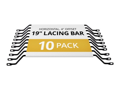 [CMLB104] StarTech.com Horizontal Cable Lacing Bar - 4in Offset