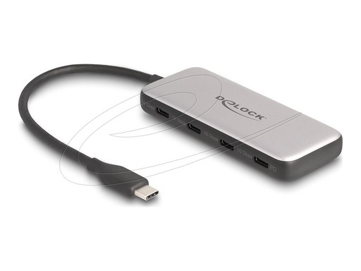 [64261] Delock Hub - 10 Gbps, PD 85W - 4 x USB-C 3.2