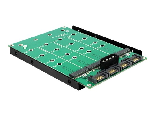 [62554] Delock 3.5" Converter 4 x SATA 7 Pin > 4 x M.2