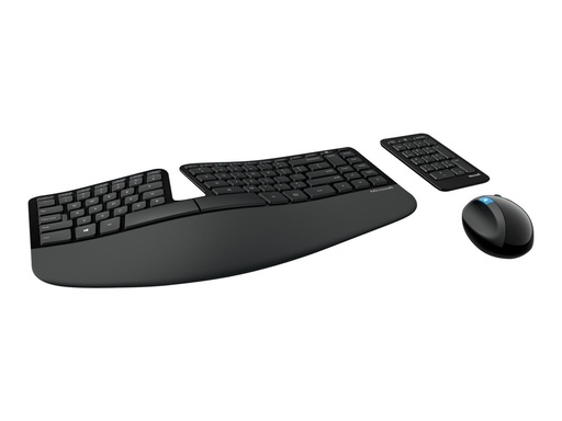 [L5V-00021] Microsoft Sculpt Ergonomic Desktop - Set aus Tastatur, Maus und Ziffernblock