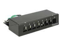 [43338] Delock Keystone Desktop Patch Panel - Patch Panel