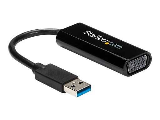 [USB32VGAES] StarTech.com USB auf VGA Adapter - Externe Grafikkarte - USB 3.0 - Slim - 1080p - Multi Monitor Adapter - Videoadapter - TAA-konform - USB Typ A männlich zu HD-15 (VGA)
