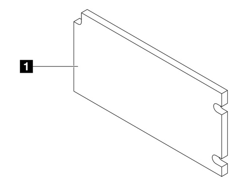[4XF7A86287] Lenovo Rack-Staubfilter